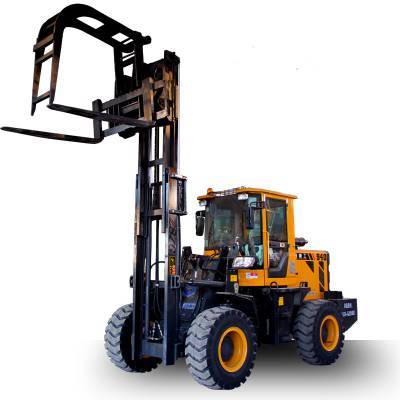 江西產5噸越野叉車 雙輪胎、四驅與鏟斗多路閥的優勢解析